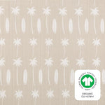 Babyletto 100% Organic Cotton Crib Sheet, GOTS-Certified, Fitted 360°, Ultra-Soft and Breathable Muslin - Beach Bum
