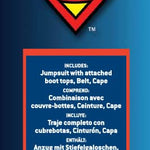 Superman Child's Costume, Blue/Red, Small