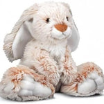 Melissa & Doug Burrow Bunny Stuffed Animal Plushie with Big Feet, Floppy Ears & Fluffy Tail, Adorable Pretend Play Toddler Toys for Girls & Boys 3+