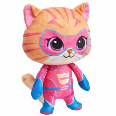 Just Play Disney Junior SuperKitties 7-inch Small Plush Stuffed Animal, Ginny, Kitten, Kids Toys for Ages 2 Up