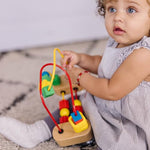 Melissa & Doug First Bead Maze - Wooden Educational Toy for Floor, High Chair, or Table Infant Maze Toy, Bead Toys For Toddlers And Babies