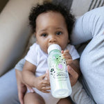 Dr. Brown's Natural Flow Anti-Colic Options+ Narrow Baby Bottle, Squirrel & Goat, 8 oz/250 mL, with Level 1 Slow Flow Nipple, BPA Free, 0m+, 2-Pack