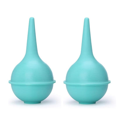 Comfort Axis Baby Nasal Aspirator and Ear Wax Bulb Syringe, Green, 3 Oz, Pack of 2
