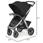 Chicco Bravo Quick-Fold Stroller - Black | Black