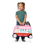 Radio Flyer 3-in-1 Happy Trav’ler Ice Cream Truck, Ride on Toy, Toddler Carry-On Storage, Ages 2-5 Years