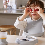 BabyBjörn Dinnerware Set, 8 pcs, Gray