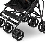 Jeep PowerGlyde Plus Side x Side Double Stroller by Delta Children, Black
