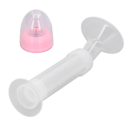 White plastic tool with pink component on a white background