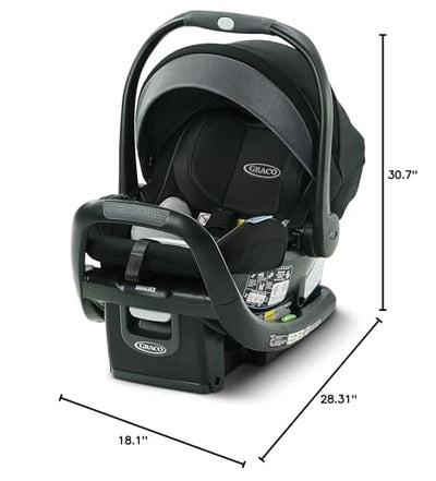 Graco SnugRide SnugFit DLX Infant Car Seat, Spencer