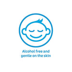 Johnson's Baby Hand & Face Baby Sanitizing Cleansing Wipes for Travel and On-The-Go, No More Tears Formula, Paraben and Alcohol Free, 25 ct, Case of 4