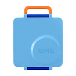 OmieBox Bento Box for Kids - Insulated Bento Lunch Box with Leak Proof Vacuum Insulated Food Jar - 3 Compartments, Two Temperature Zones (Blue Sky)