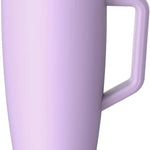 BrüMate Era 40 oz Tumbler with Handle and Straw | 100% Leakproof Insulated Water Bottle Tumbler with Lid and Flexible SoftSip Straw | Made of Stainless Steel | Cup Holder Friendly | 40oz (Lavender)