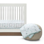 Delta Children 100% Organic Jersey Cotton Baby Receiving Blankets for Girls and Boys – 30x40 Inches - GOTS Certified (Pack of 2), Sea Life