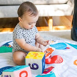 Baby Einstein Sensory Play Space Newborn-to-Toddler Discovery Gym and Play Mat, Ages Newborn +