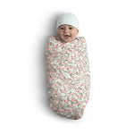 Delta Children 100% Cotton Flannel Baby Receiving Blankets for Girls and Boys – 30x30 Inches (Pack of 4), Pink Floral