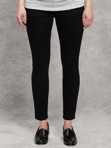 GAP Womens Maternity True Waistband Full Panel True Skinny Jeans Black WASH 32REG