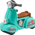 Fisher-Price Toddler Ride-On Toy Laugh & Learn Smart Stages Cruise Along Scooter with Lights Music & Learning for Infants Ages 1+ Years (Amazon Exclusive)