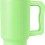 Simple Modern 40 oz Trek Tumbler with Handle and Straw Lid | Cup Holder Friendly Insulated Stainless Steel Travel Mug | Almond Birch