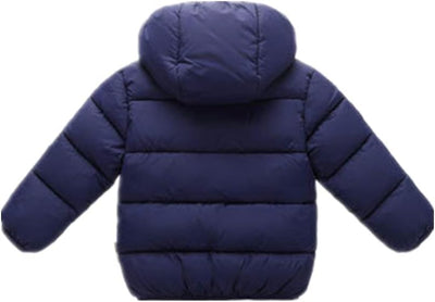 Toddler Baby Hooded Down Jacket Boys Girls Kids Thicken Warm Winter Coat Outerwear 1-7t