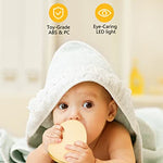 MediAcous Night Lights for Kids Room, Baby Night Light with 7 Colors Changing & Dimming Function, Rechargeable Kids Night Light with 1 Hour Timer & Touch Control, Up to 100H, Wood Grain