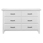 Oxford Baby Willowbrook 6 Drawer Dresser, White