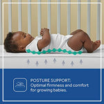 Sealy Baby OptiCool Breathable Crib Mattress, GREENGUARD GOLD Certified, Made in USA, Toddler Bed Fit, 2 Stage Cooling Memory Foam, Non Toxic, Airy Cotton Cover, Safety & Quality Tested, 52x28"