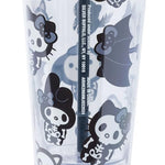 Silver Buffalo Sanrio Hello Kitty And Friends Spooky Halloween Plastic Cold Cup with Lid and Straw Topper Featuring Hello Kitty, Badtz Maru, Purin, Keroppi, and Chococat, 24 Ounces