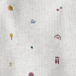 little planet by carter's Girl 2-piece Pants Set made with Organic Cotton, Icon Print, 12M