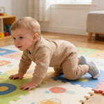 FEETCITY Baby First Walker Shoes Boys Girls Wide Infant Shoes Barefoot Baby Sneakers Newborn Crib Shoe Flexible Infant Shoe Grey