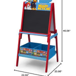 Delta Children Wooden Double-Sided Kids Easel with Storage -Ideal for Arts & Crafts, Homeschooling and More - Greenguard Gold Certified, Nick Jr. PAW Patrol