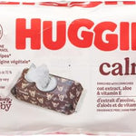 Huggies Calm Baby Diaper Wipes, Unscented, Hypoallergenic, 2 Push Button Packs (112 Wipes Total)