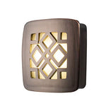GE Decorative LED Night Light, Plug-in, Dusk-to-Dawn Sensor, UL-Certified, Home Decor, Ideal for Bedroom, Nursery, Bathroom, Kitchen, Hallway, Oil Rubbed Bronze Diamond, 25436