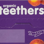 Happy Baby Gentle Teethers Organic Teething Wafers Blueberry Purple Carrot, 0.14 Ounce Packets (Box of 12) Soothing Rice Cookies for Teething Babies Dissolves Easily, Gluten Free No Artificial Flavor