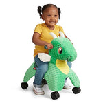 Radio Flyer Jade The Magical Dragon with Interactive Lights and Sounds, Ride On Toy for Toddlers Ages 1-3, Green Dragon Toy for Kids, Medium