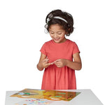 Melissa & Doug Puffy Sticker Activity Books Set of 3 – Safari, Dinosaur & Ocean, with 118 Reusable Puffy Stickers and Fold-Out Scenes, Mess Free Play Set & Travel Toys for Kids Ages 4+ - FSC Certified