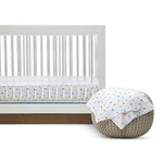 Delta Children 100% Cotton Flannel Baby Receiving Blankets for Girls and Boys – 30x30 Inches (Pack of 4), Space Exploration