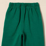 Amazon Essentials Unisex Babies' French Terry Cotton Pants, Pack of 2, Green/Navy, 24 Months