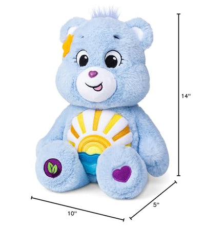 Care Bears 14" Medium Plush - Sea Friend Bear - Soft Huggable Eco Friendly Material! Amazon Exclusive