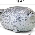 MerryXD Chubby Blob Seal Pillow,Stuffed Cotton Plush Animal Toy Cute Ocean Small(11.8 in)