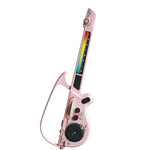 HPUFKOT Kids Electric Musical Guitar, Stringless Smart Guitar,Kid Guitars with DJ Turntable, Bluetooth Lights 4 Tones/3 Styles,Musical Instrument Toys for Boy and Girl Gifts (Pink)