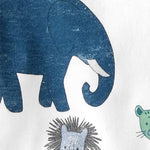 little planet by carter's Baby 3-pack Short Sleeve Bodysuits made with Organic Cotton, Safari, 6M