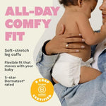 DYPER - Baby Diapers Size 6 (18 Count) - Plant Based Disposable Diapers for Day and Overnight Premium Leak Protection, Skin-Friendly Comfort with Soft Size 6 Diapers (>35 lb)