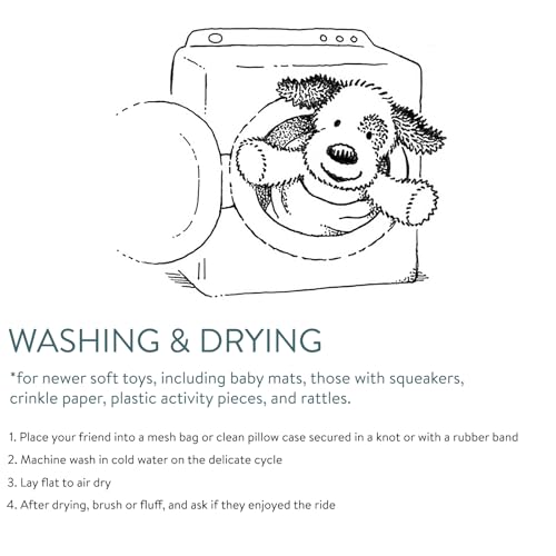 Taggies Teether Baby Rattle, 6", Harmony Bunny