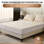 Waterproof Organic Mattress Protector King - Organic Cotton Breathable Mattress Pad Cover - 200 GSM Comfort - Deep Pocket - Fitted Comfort