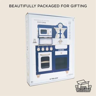 Le Toy Van Oxford Deluxe Toy Kitchen Premium Wooden Toys for Kids Ages 3 Years & Up, Oxford Deluxe Kitchen