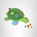 Melissa & Doug Kids Turtle Ball Pit with 60 Balls, Green