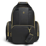 Huggies Sunshine Pack Diaper Backpack, Black Leather, One Size