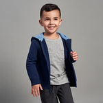 Gerber Baby Boy's Zip Up Hoodie, Navy