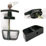StartFine 6½" T-Handle Shed Door Lock Handle with Lock Keyed Alike Garage t Handle Shed Latch Hardware Locking Handle 6-1/2" T-Handle 1kit