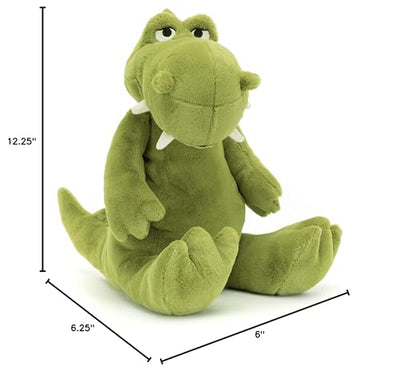 Jellycat Bryno Dinosaur Stuffed Animal, 12 inches - Dinosaur Plush Toy - Classic Children's Gift